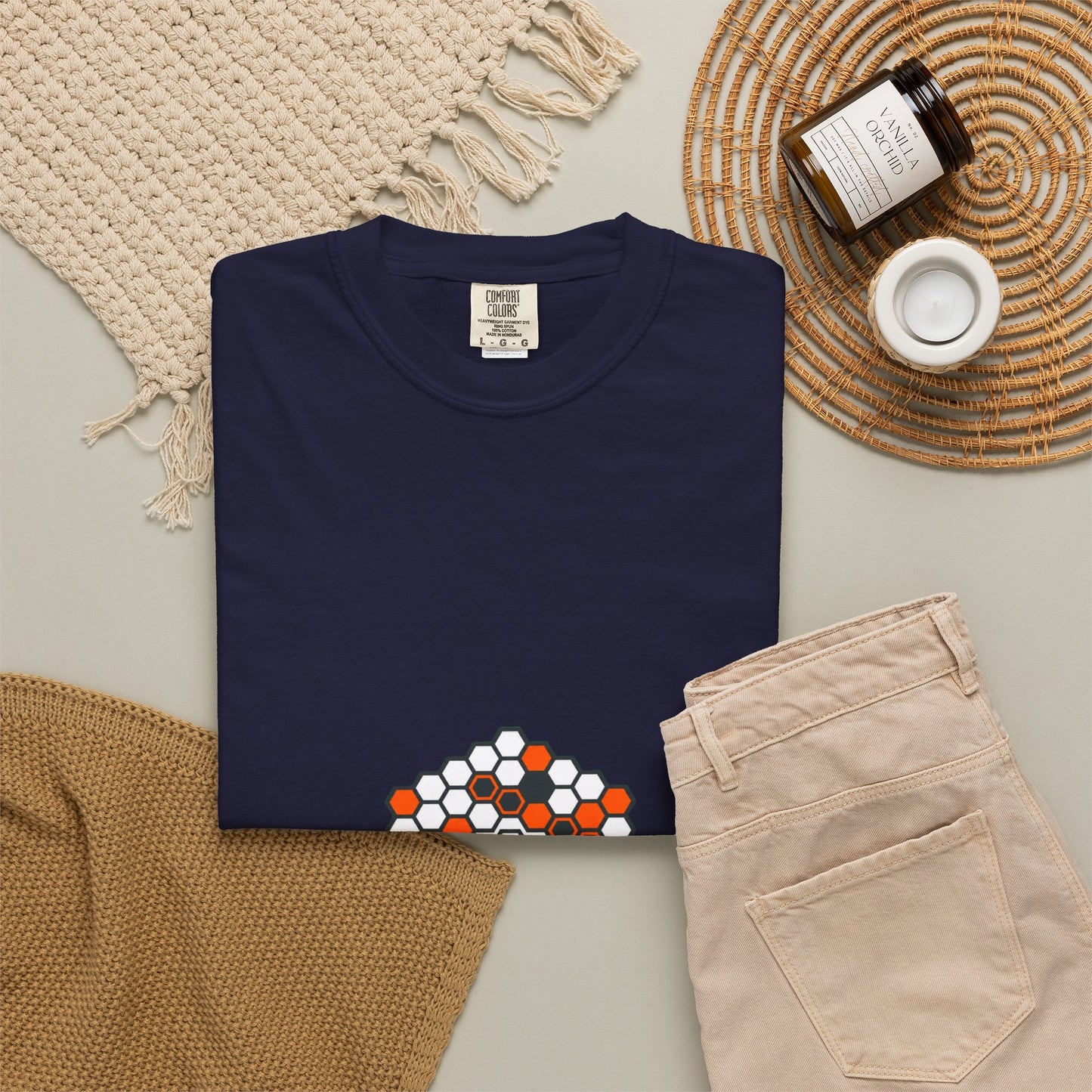 Hexagon Mosaic Heart T-Shirt
