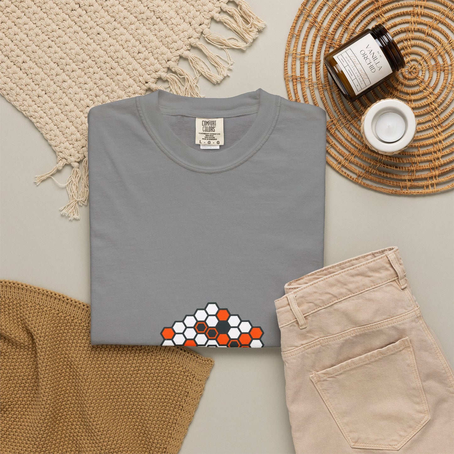 Hexagon Mosaic Heart T-Shirt