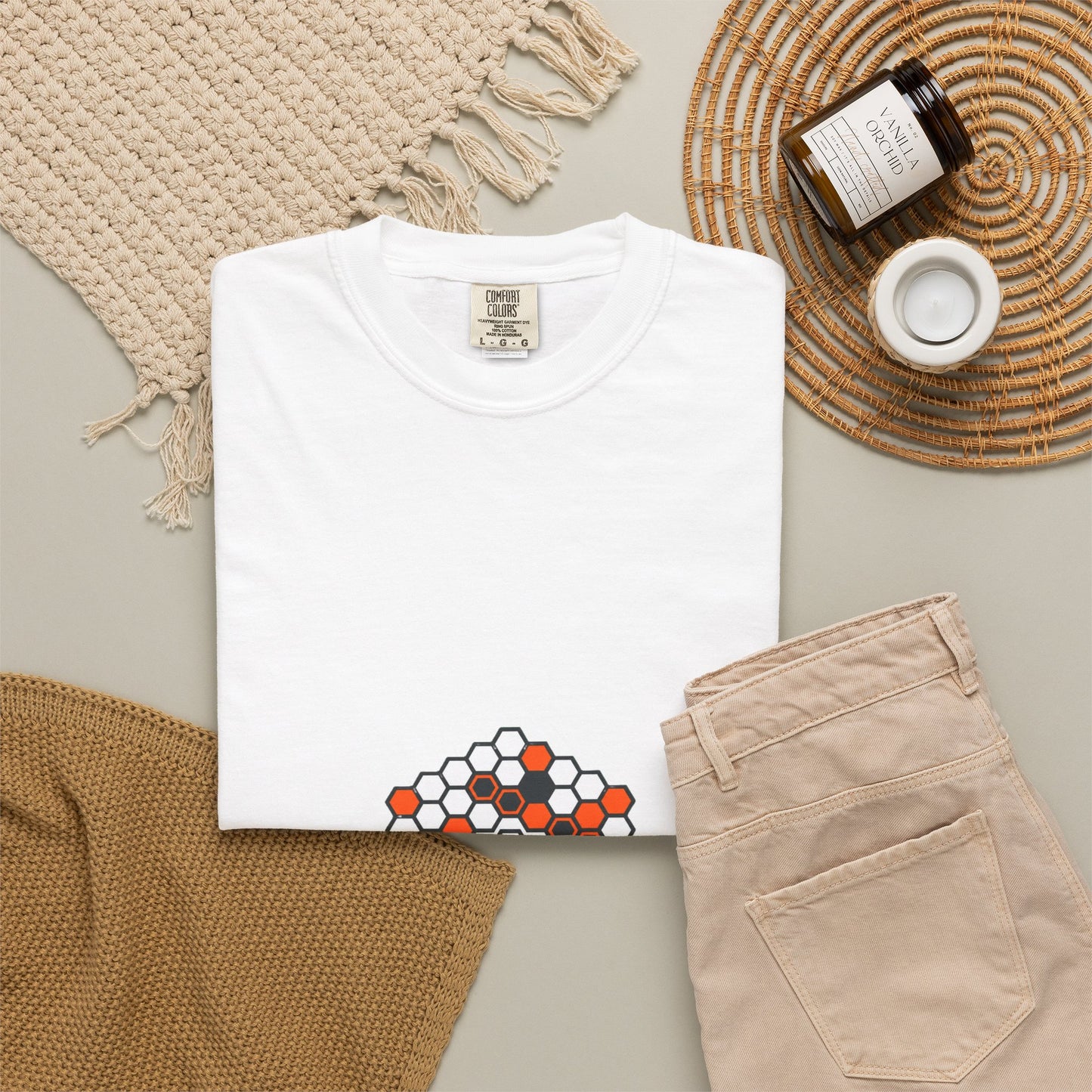 Hexagon Mosaic Heart T-Shirt