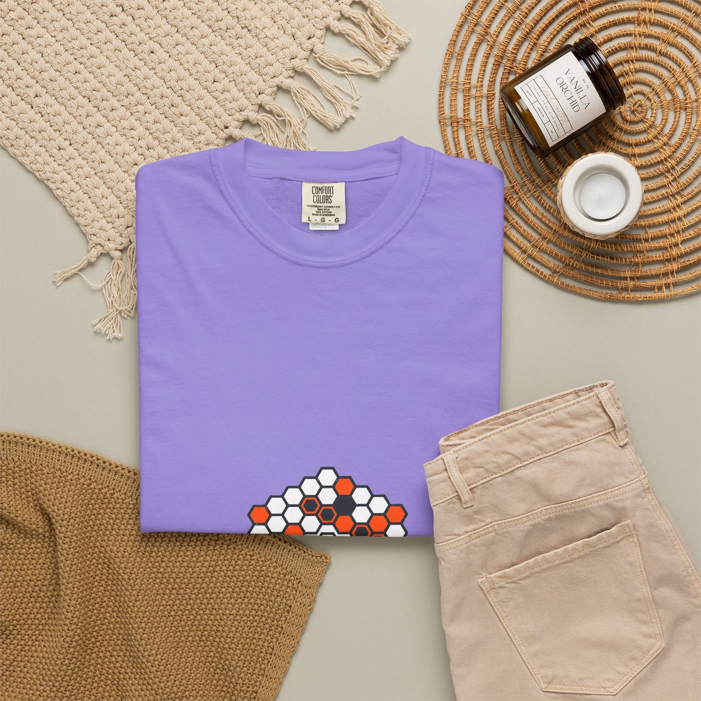 Hexagon Mosaic Heart T-Shirt