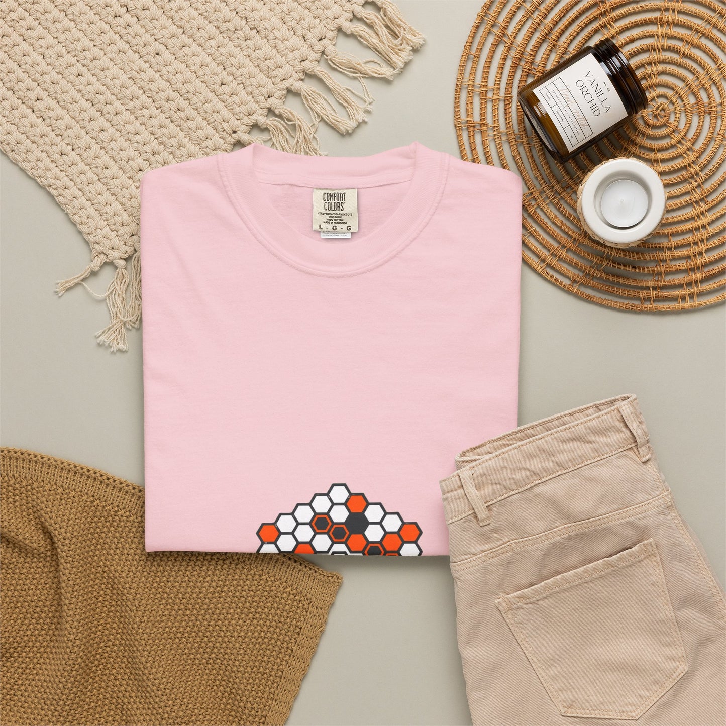 Hexagon Mosaic Heart T-Shirt