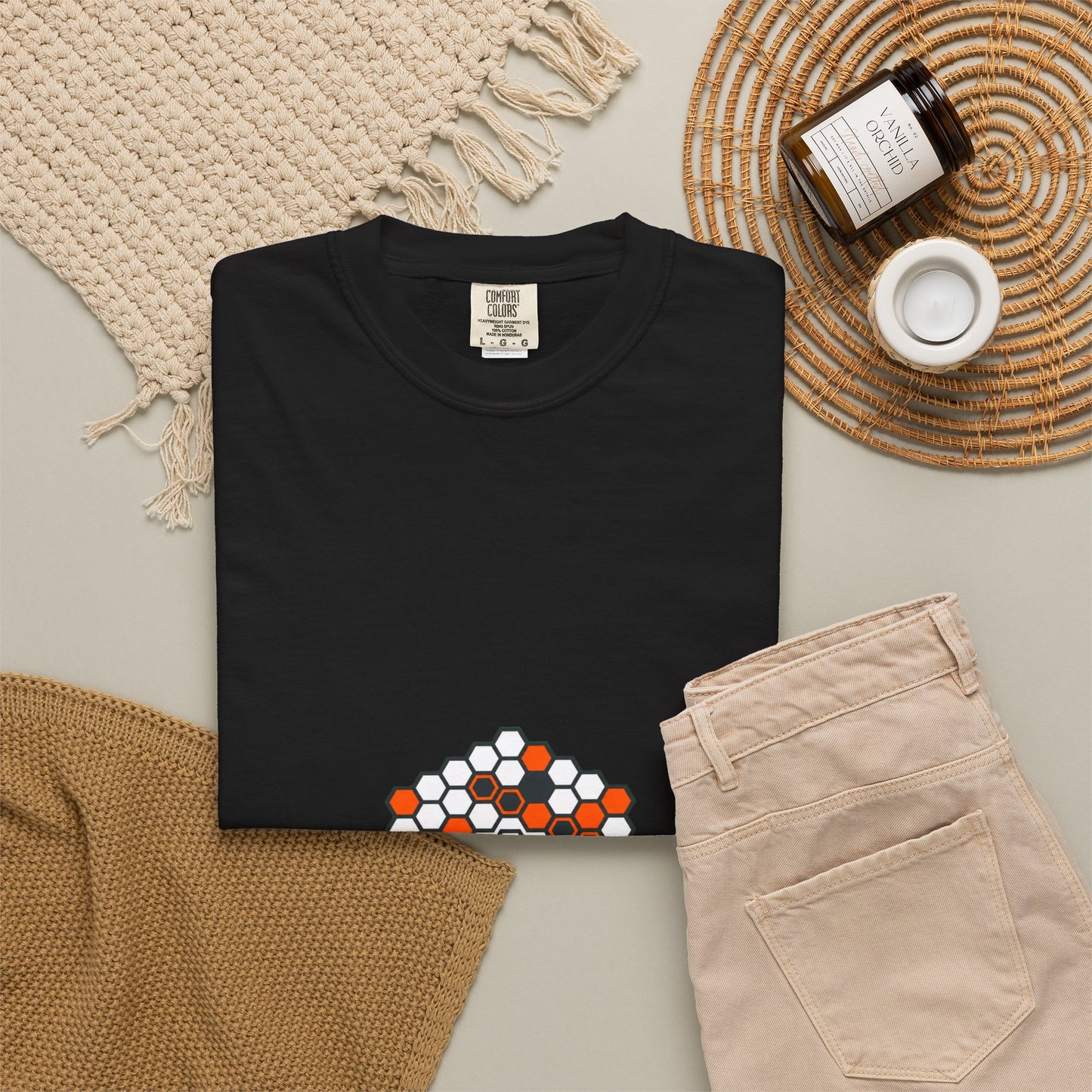 Hexagon Mosaic Heart T-Shirt