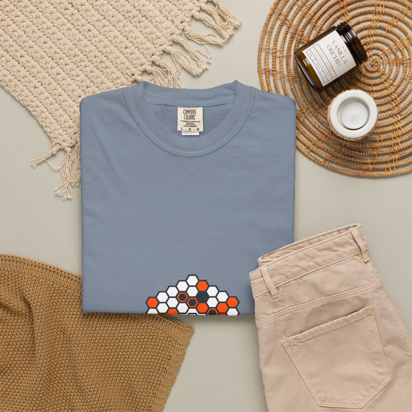 Hexagon Mosaic Heart T-Shirt